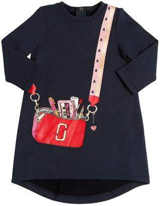 Little Marc Jacobs Bag Printed Cotton Sweatshirt Dress