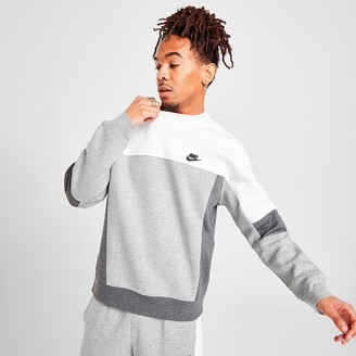 Nike Men's Sportswear Colorblock Crewneck Sweatshirt - ShopStyle