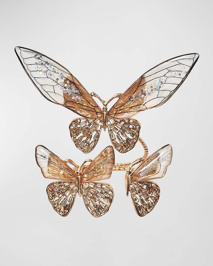 Kim Seybert Flutter Napkin Rings, Set of 4