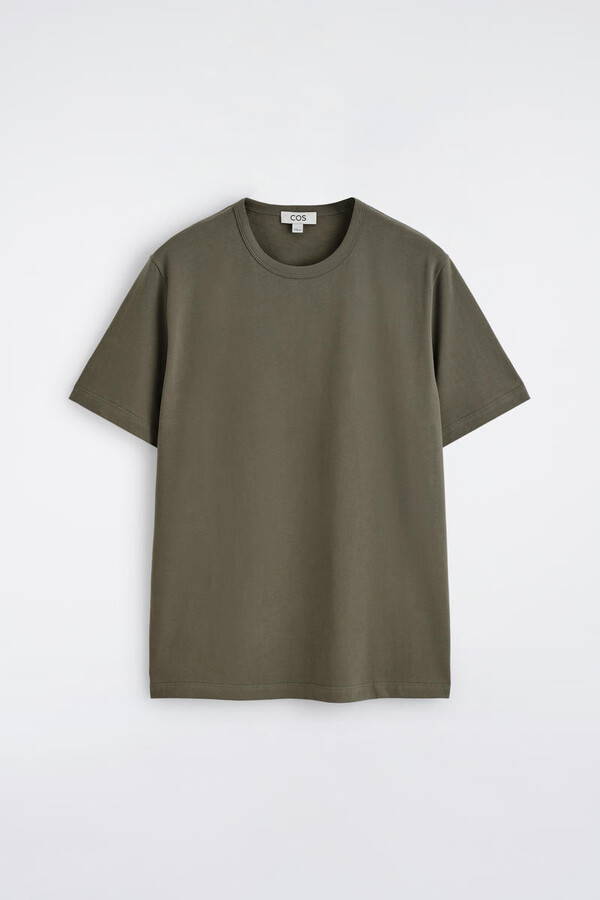 COS Brushed-Cotton Shirt in Green