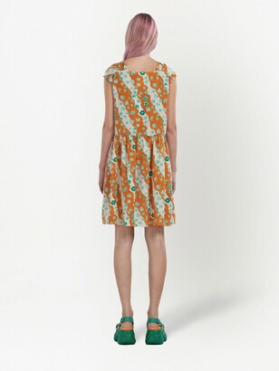 Marni Floral-Print Mini Dress