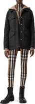 Thumbnail for your product : Burberry Kemble Belted Quilted Field Logo Jacket
