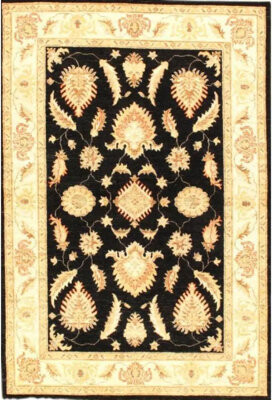 Isabelline Alffi Oriental Handmade Hand-Knotted Rectangle 4'2\