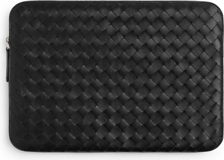 Bottega Veneta Leather Intrecciato Document Case