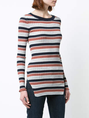 Apiece Apart striped slim fit sweater