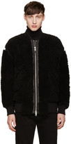 Thumbnail for your product : Diesel Black Gold Black Shearling Bomber Jacket