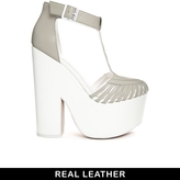 Thumbnail for your product : ASOS PRESSURE Leather Platforms.