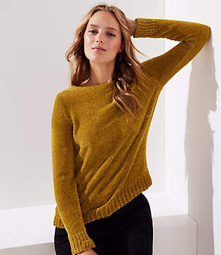 petite chenille sweater
