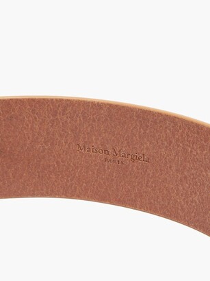 Maison Margiela Four-stitches Leather Belt - Light Tan