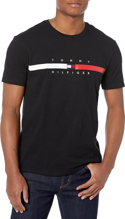 Tommy Hilfiger Black Men's Shirts | ShopStyle