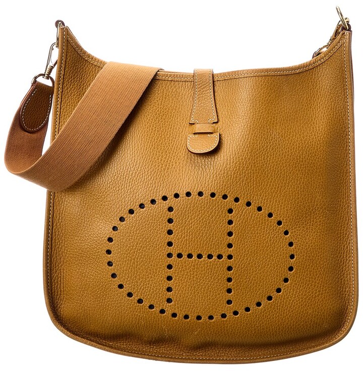 Shop HERMES Evelyne Casual Style Leather Shoulder Bags (H069426CKDY) by  LudivineBuyers