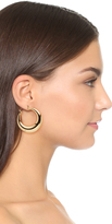 Thumbnail for your product : Noir Hoop Earrings