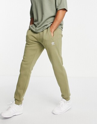 adidas essentials sweatpants in khaki - ShopStyle Pants