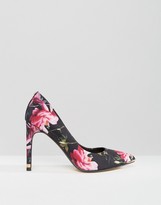 Thumbnail for your product : Ted Baker Neevo Citrus Bloom Satin Pumps