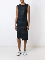 Thumbnail for your product : Cédric Charlier pinstripe asymmetric dress
