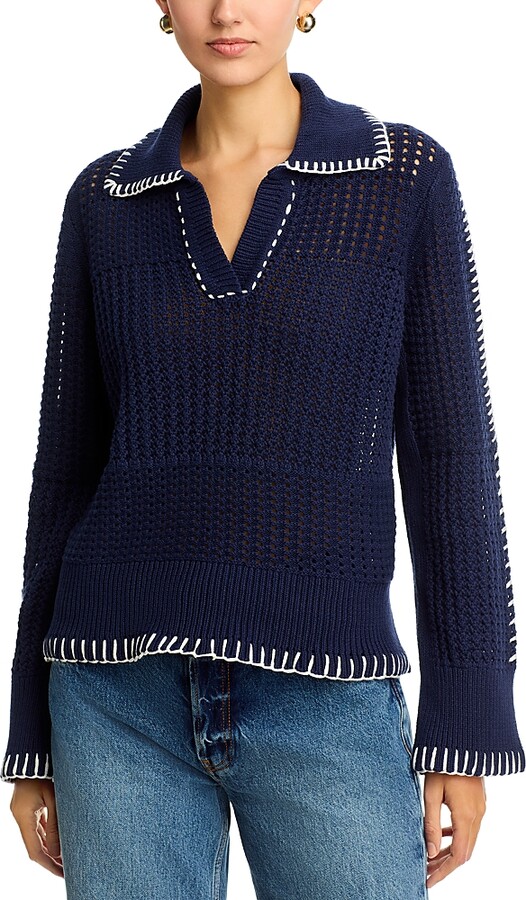 Single Thread Open Stitch Sweater