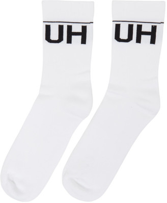 HUGO BOSS Two-Pack White Logo Socks