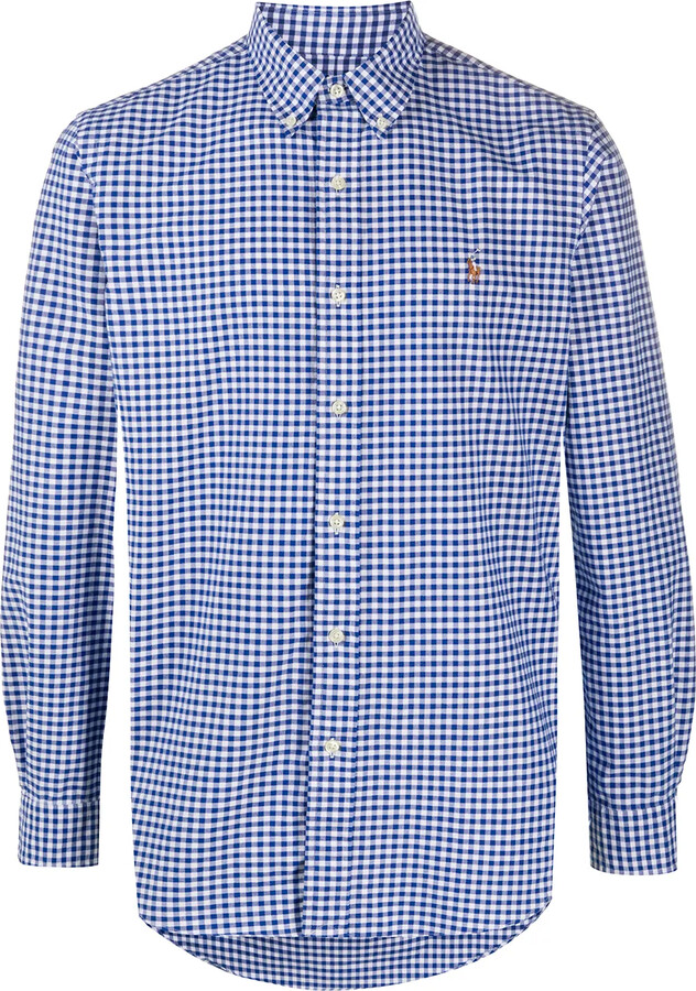 ralph lauren gingham shirt mens