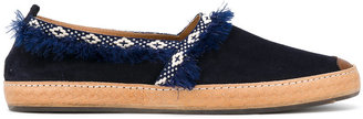 Henderson Baracco Marbella velour slippers