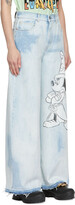 Thumbnail for your product : Stella McCartney Blue Fantasia Mickey Jeans