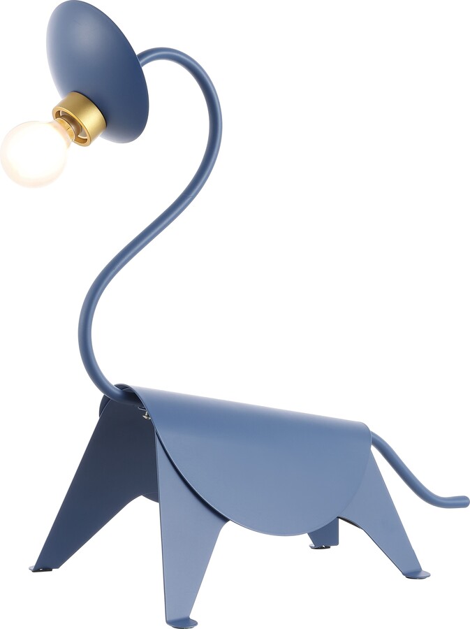 Jonathan Y Designs Bradley Modern Industrial Iron Brachiosaurus LED Kids' Lamp