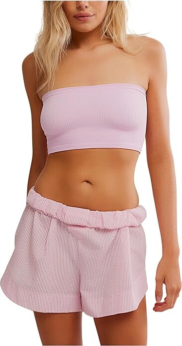 Free People Amelia Bandeau Women's Lingerie Pinkerbelle : XS-SM (US Women's 0-6), Spandex/Rayon