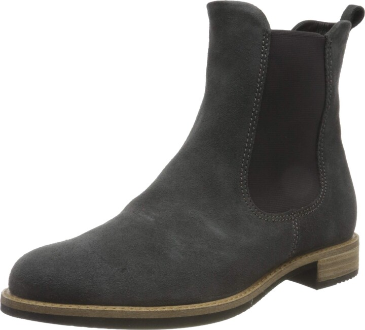 ecco grey ankle boots