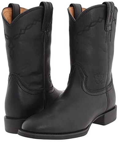 black roper boots