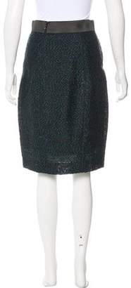 Donna Karan Knee-Length Tweed Skirt