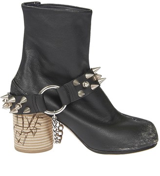 spike studded boots