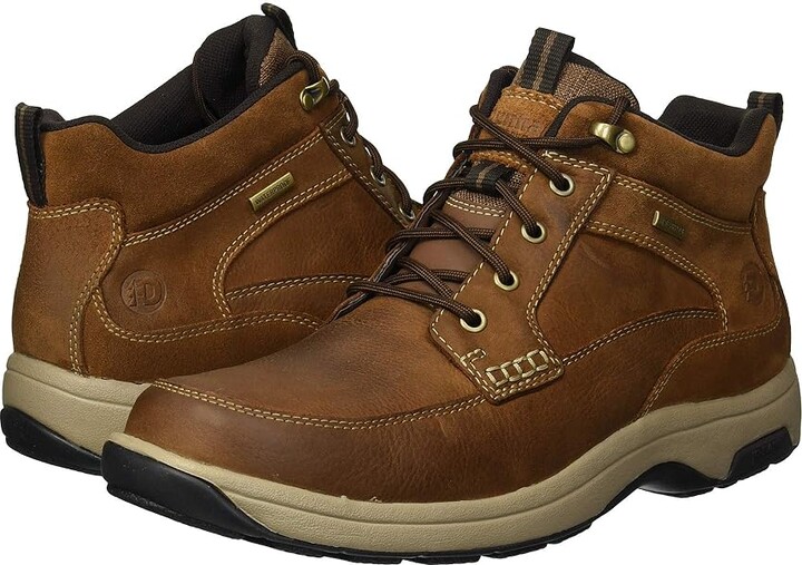 Dunham 8000 Mid Boots Men's Lace-up Boots Tan : 9 D (M), Leather