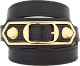 Thumbnail for your product : Balenciaga Ligne Classic Wrap Bracelet-Colorless