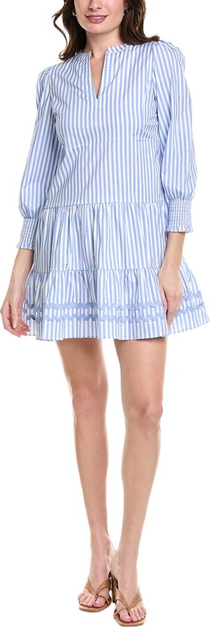 Sail to Sable Tiered Mini Dress