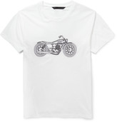Thumbnail for your product : Marc by Marc Jacobs Motorcycle-Embroidered Cotton-Jersey T-Shirt