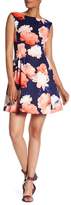 Thumbnail for your product : Vince Camuto Cap Sleeve Scuba Fit & Flare Dress