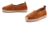 Thumbnail for your product : Penelope Chilvers Sueded Snake Espadrille Flats
