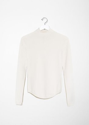 Lemaire Second Skin High Neck Sweater Cream Size: Large