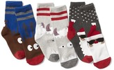 Thumbnail for your product : Gap Festive glow-in-the-dark crew socks (3-pack)