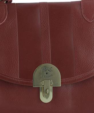 Il Bisonte Red Leather Handle Bag