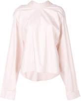Thumbnail for your product : MM6 MAISON MARGIELA back bow tie blouse