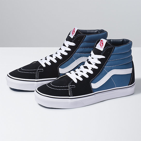 black and white lace up vans