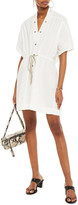 Thumbnail for your product : Rick Owens Sail Gathered Cotton-poplin Mini Dress