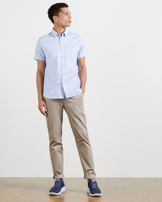 Ted Baker YESSO Cotton Oxford short-sleeved shirt