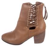 Thumbnail for your product : Cynthia Vincent Leather Ankle Boots