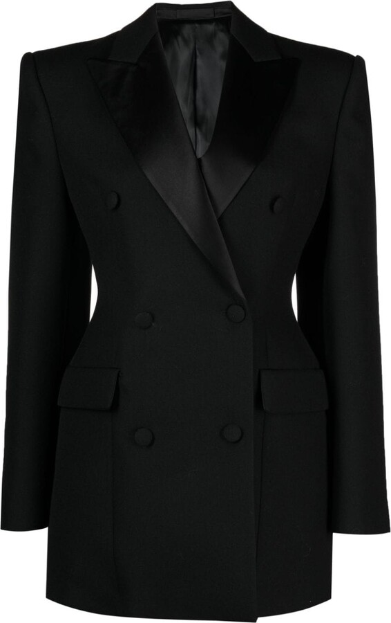 Miss Selfridge fitted blazer dress in black