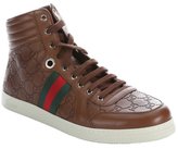 Thumbnail for your product : Gucci cuir Guccissima leather high top sneakers
