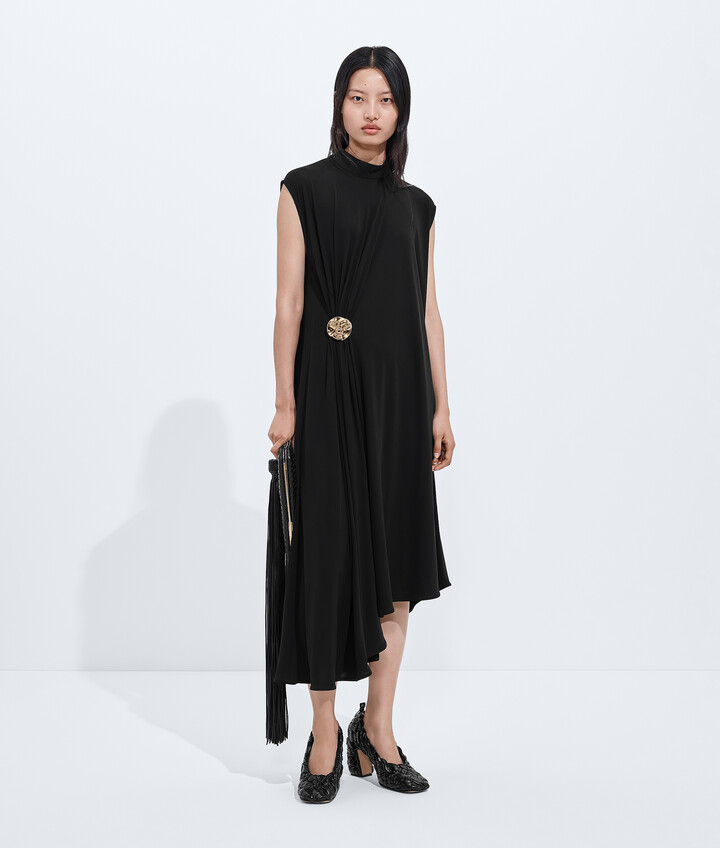 Bottega Veneta Crepe Viscose Jersey Dress