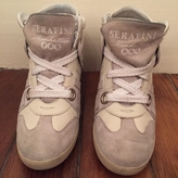 Thumbnail for your product : Serafini Grey Leather Trainers Manhattan