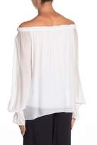 Thumbnail for your product : Lola Made In Italy Crochet Lace Trim Off-the-Shoulder Blouse