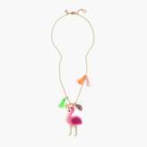 Thumbnail for your product : J.Crew Girls' flamingo charm necklace